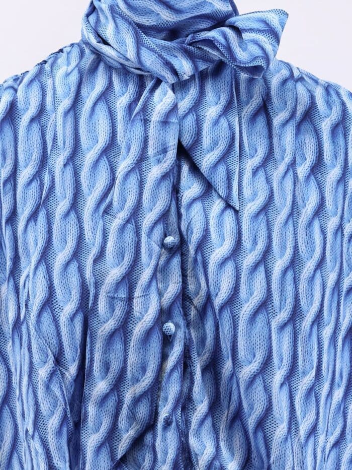 Balenciaga Printed Fabric Long Dress