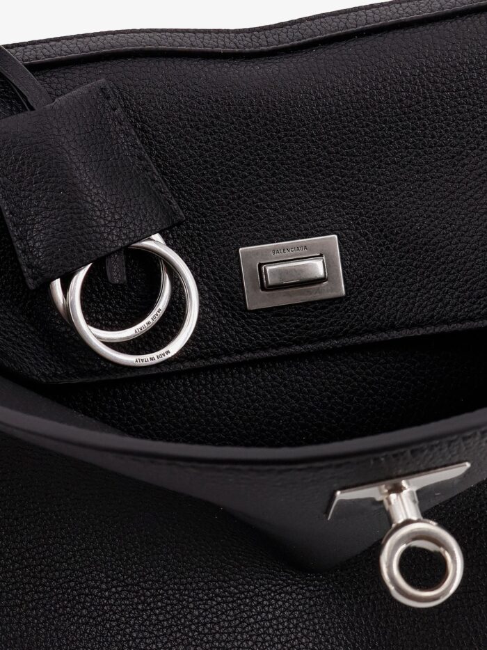 Balenciaga Rodeo Medium Leather Shoulder Bag
