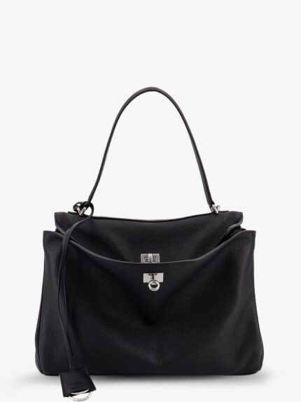 Balenciaga Rodeo Medium Leather Shoulder Bag