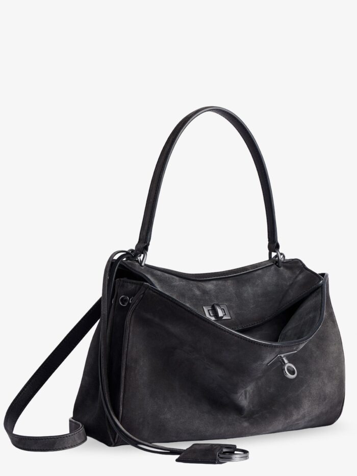 Balenciaga Rodeo S Suede Crossbody Bag