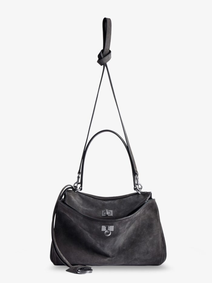 Balenciaga Rodeo S Suede Crossbody Bag