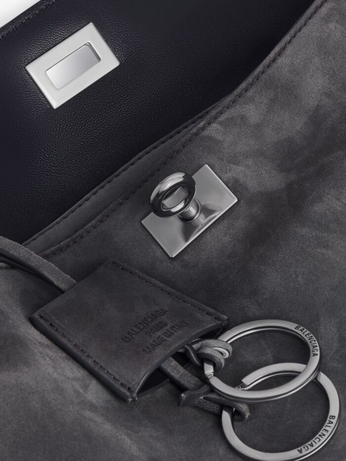 Balenciaga Rodeo S Suede Crossbody Bag