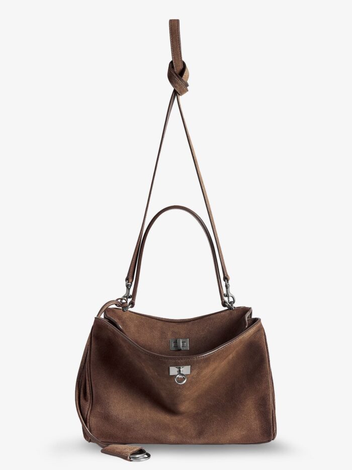 Balenciaga Rodeo Small Suede Crossbody Bag