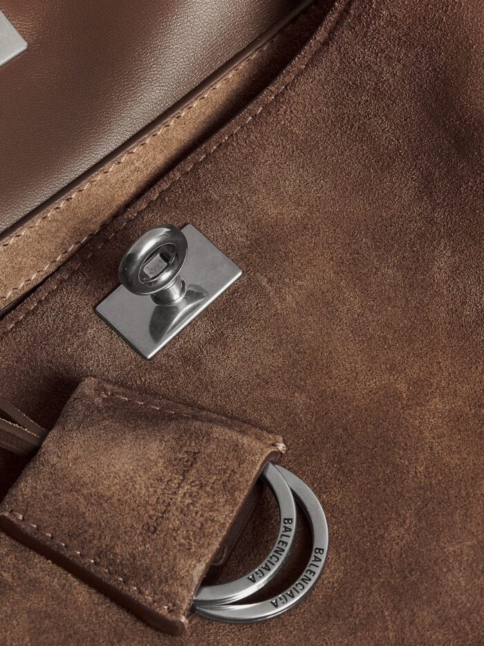 Balenciaga Rodeo Small Suede Crossbody Bag