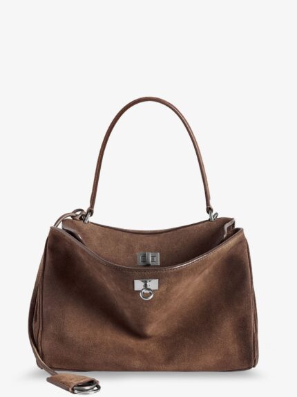Balenciaga Rodeo Small Suede Crossbody Bag