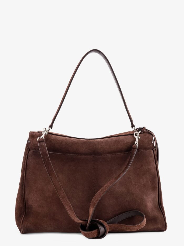 Balenciaga Rodeo Top Handle Medium Suede Crossbody Bag