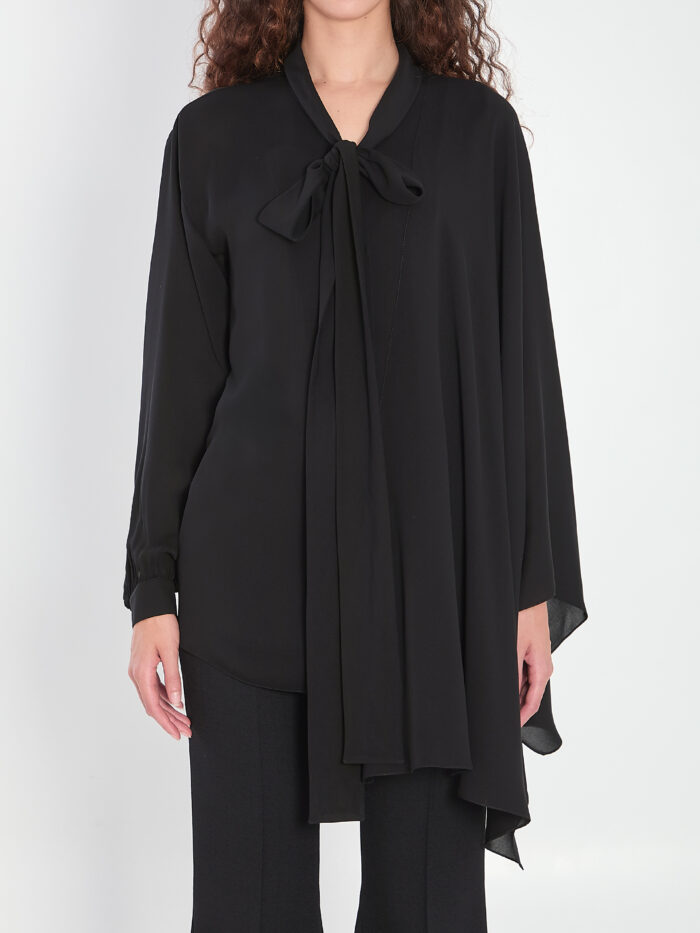 Balenciaga Scarf Blouse