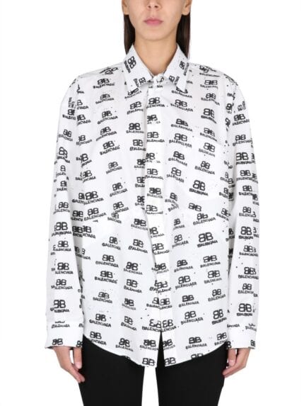 Balenciaga SHIRT SWING HAND DRAWN BB ICON