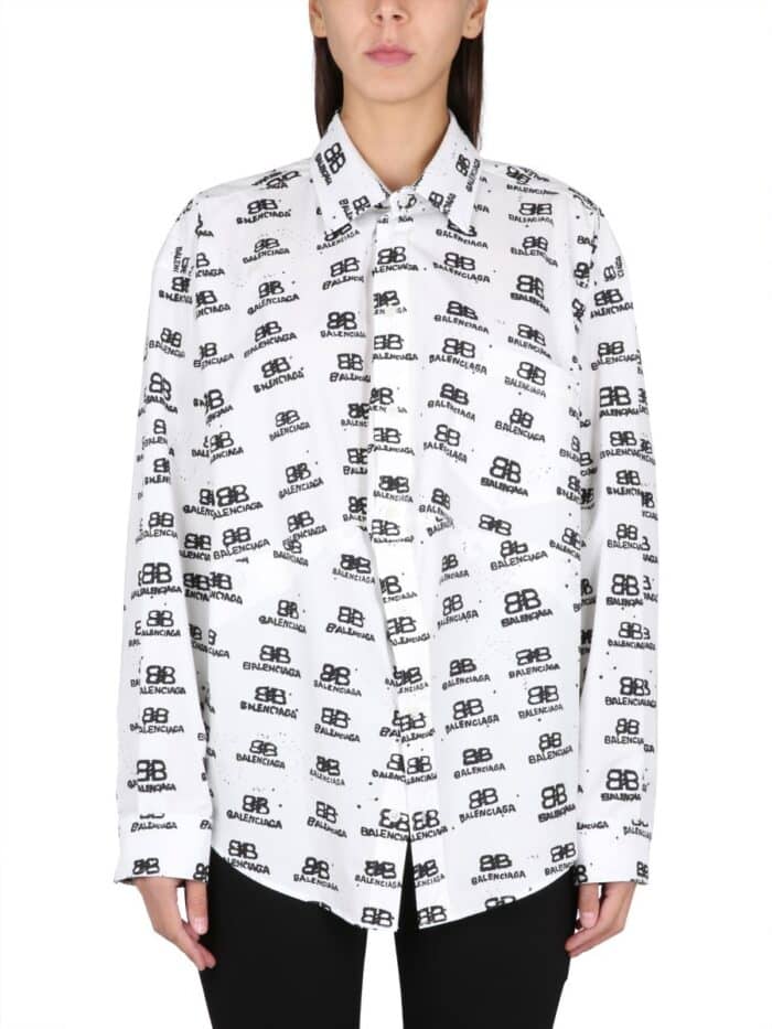 Balenciaga SHIRT SWING HAND DRAWN BB ICON