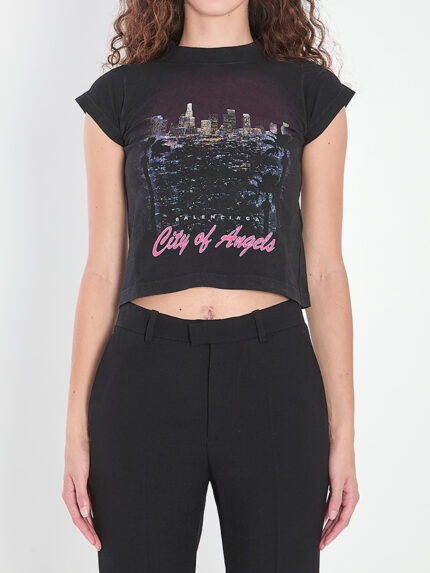 Balenciaga Shrunk City of Angels T-Shirt