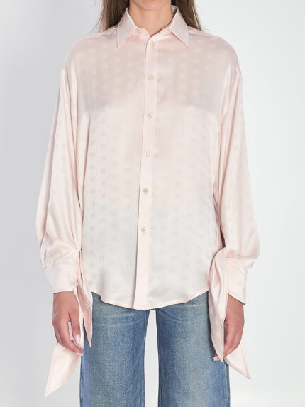 Balenciaga Silk shirt with knotted cuffs