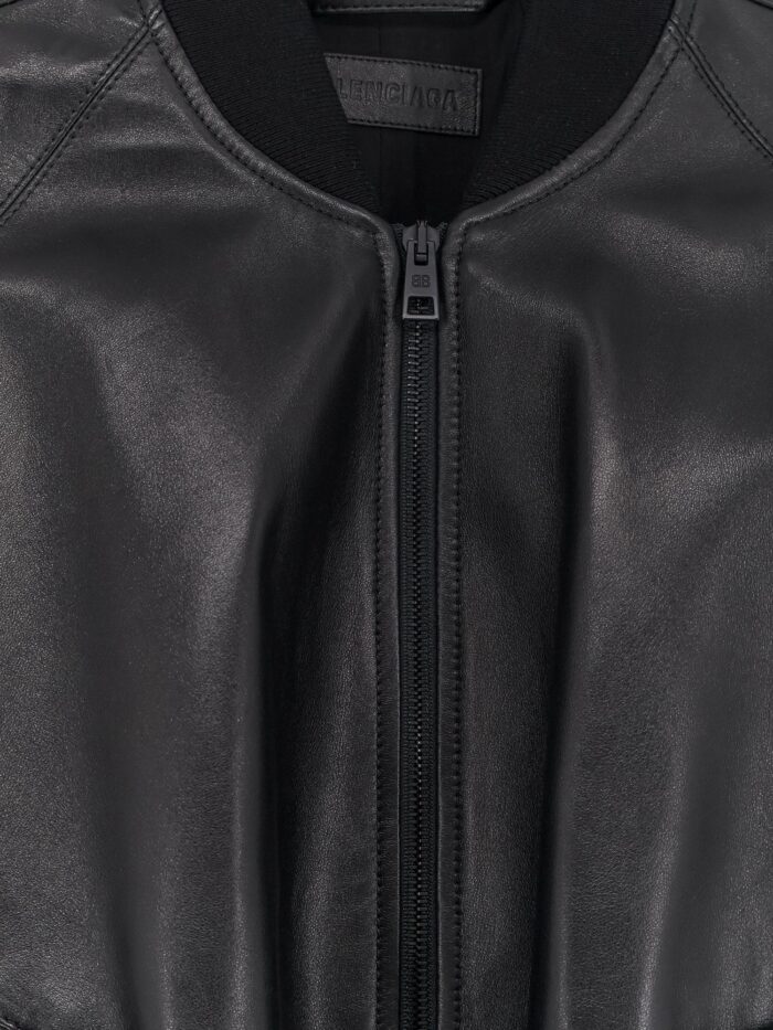 Balenciaga Sleeveless Leather Jacket
