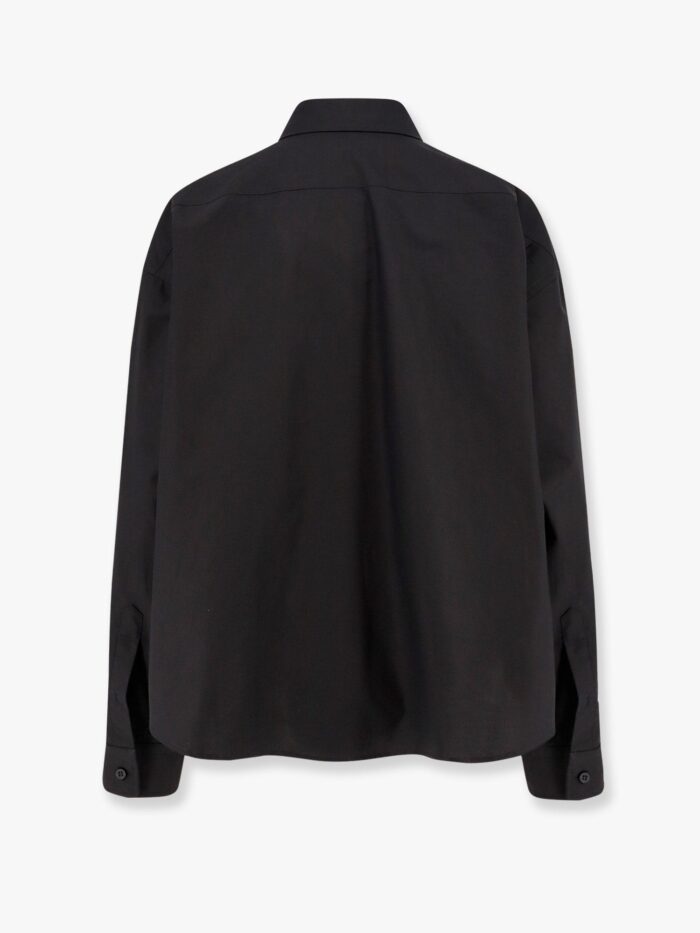 Balenciaga Swing Cotton Shirt With Balennciaga Embroidery