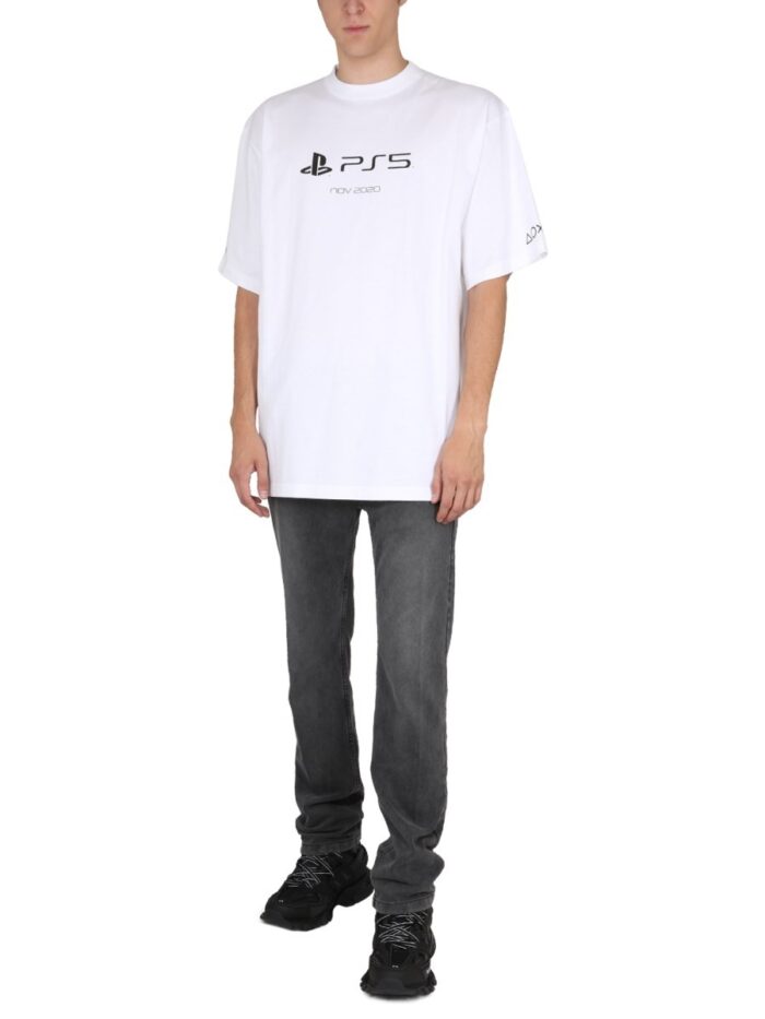Balenciaga T-SHIRT CON STAMPA LOGO