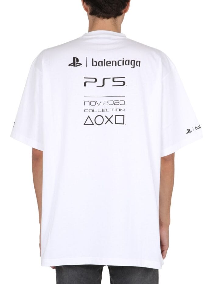 Balenciaga T-SHIRT CON STAMPA LOGO