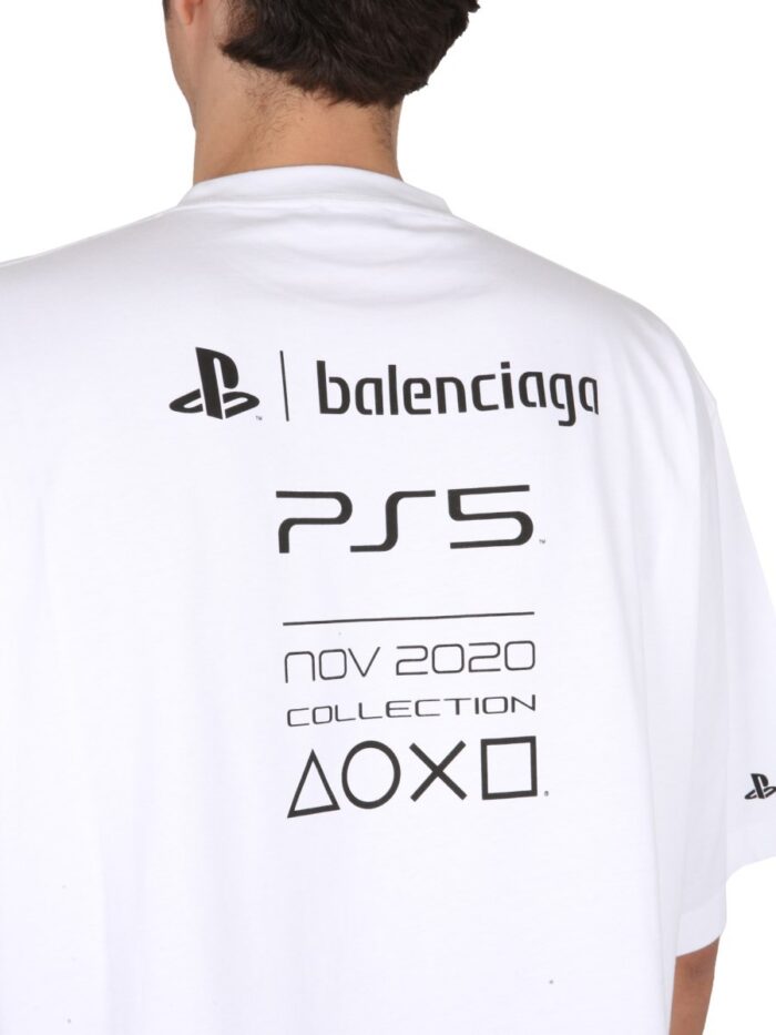 Balenciaga T-SHIRT CON STAMPA LOGO