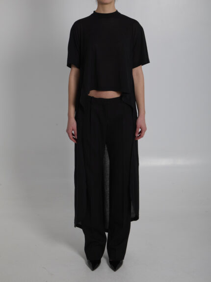 Balenciaga T-shirt with train