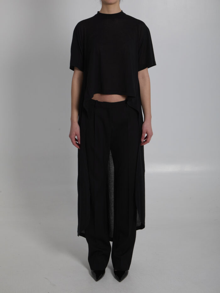 Balenciaga T-shirt with train