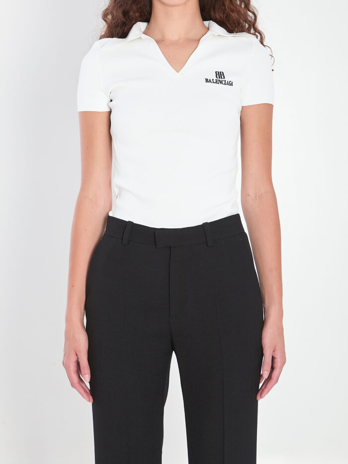Balenciaga T-Shirt with V-neckline