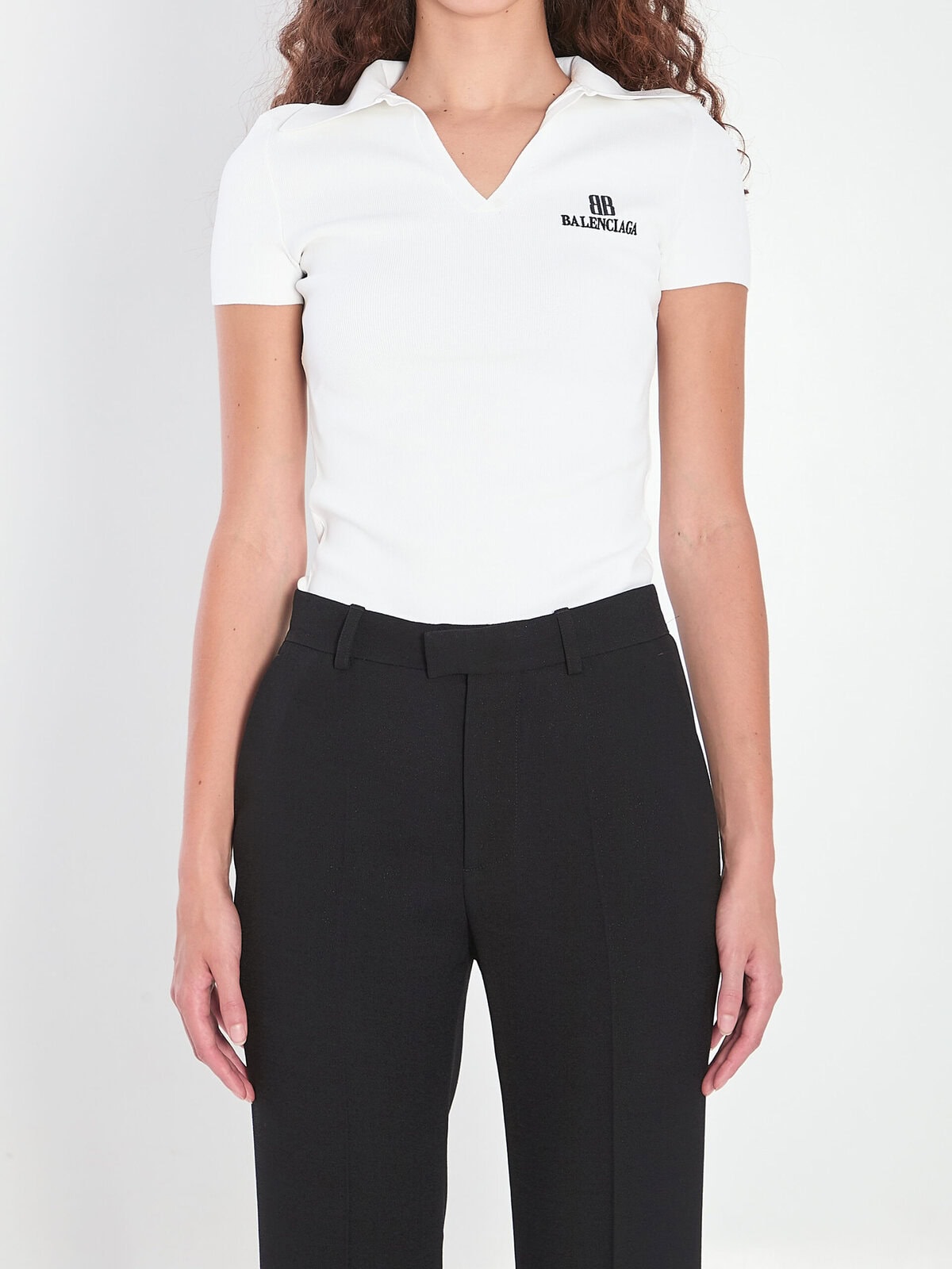 Balenciaga T-Shirt with V-neckline