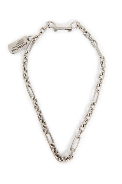 BALENCIAGA Tag Carabiner Necklace