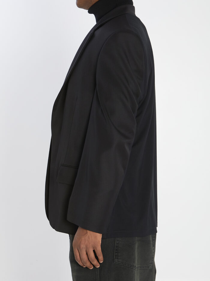 Balenciaga Tailored jacket in twill and jersey