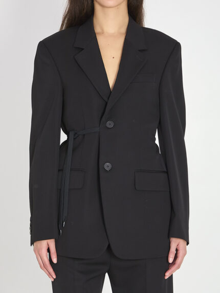 Balenciaga Tailored wrap jacket