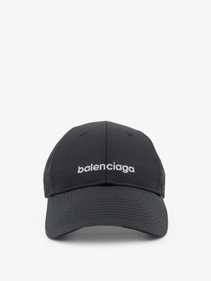 Balenciaga Techwear Technical Fabric Hat With Embroidered Lettering Logo