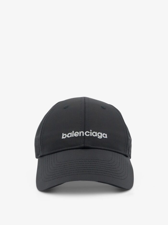 balenciaga techwear technical fabric hat with embroidered lettering logo Balenciaga Techwear Technical Fabric Hat With Embroidered Lettering Logo