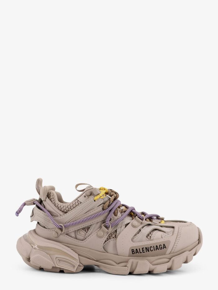balenciaga track mesh sneakers with colored laces detail Balenciaga Track Mesh Sneakers With Colored Laces Detail