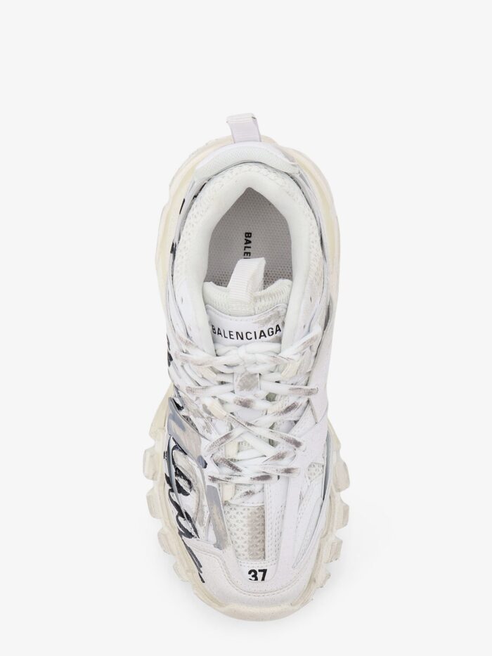Balenciaga Track Signature Sneakers With Side Logo Print