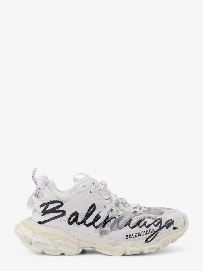 balenciaga track signature sneakers with side logo print Balenciaga Track Signature Sneakers With Side Logo Print