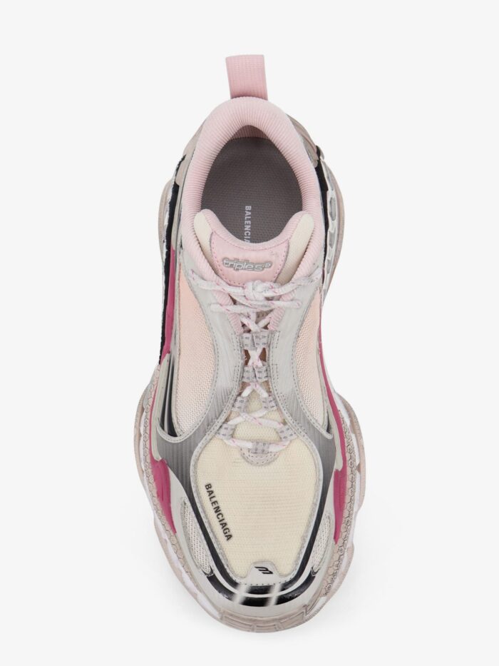 Balenciaga Triple S.2 Gandient Sneakers In Mesh And Nylon With Used Effect