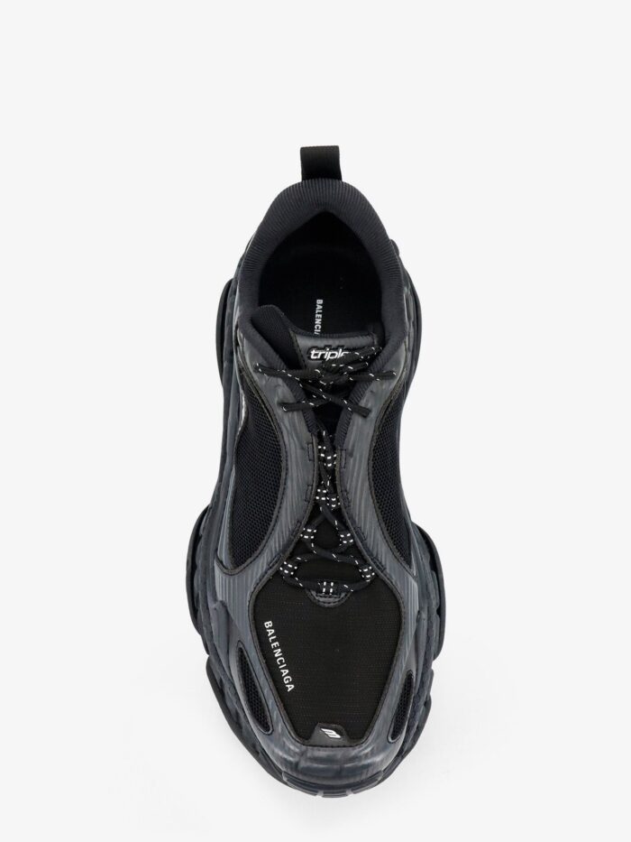 Balenciaga Triple S.2 Gradient Mesh Sneakers With Used-effect Nylon Inserts
