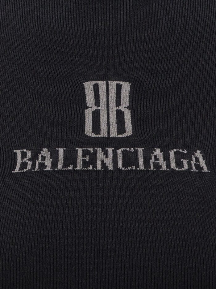 Balenciaga Turtleneck With Lettering Logo On The Front