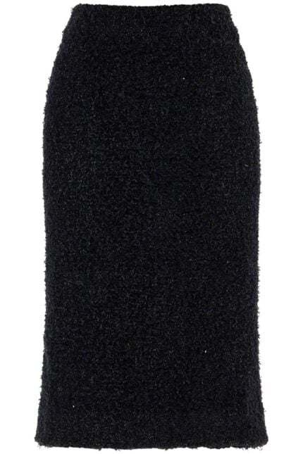 BALENCIAGA "tweed Lurex Midi Skirt