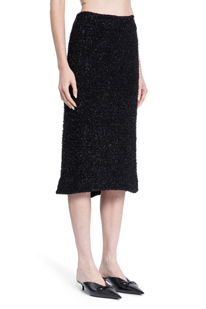 BALENCIAGA Tweed Midi Skirt