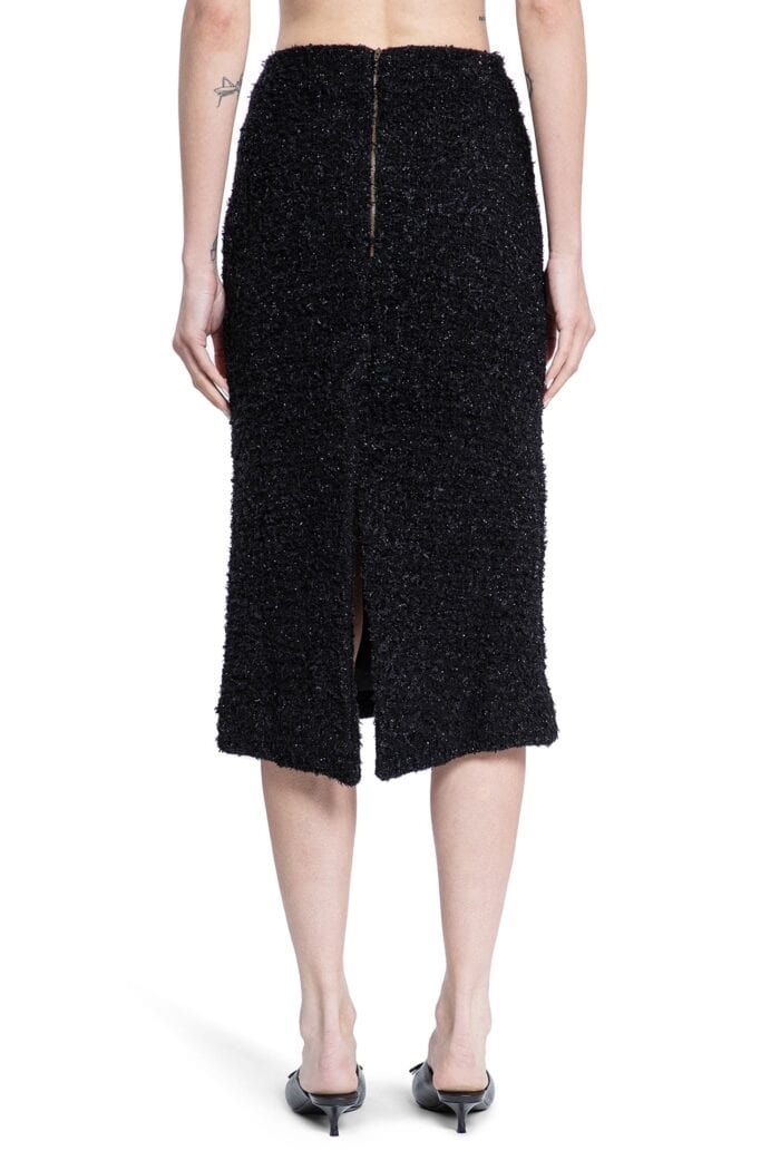 BALENCIAGA Tweed Midi Skirt