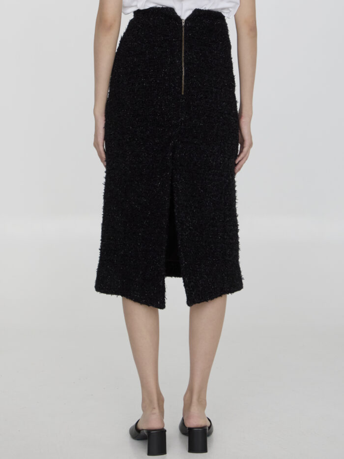 Balenciaga Tweed midi skirt