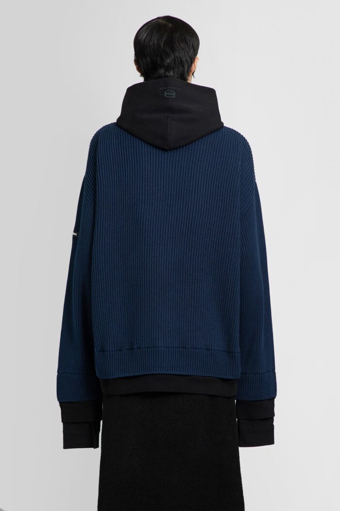 balenciaga unity sports icon layered zip up oversized hoodie BALENCIAGA Unity Sports Icon Layered Zip-up Oversized Hoodie