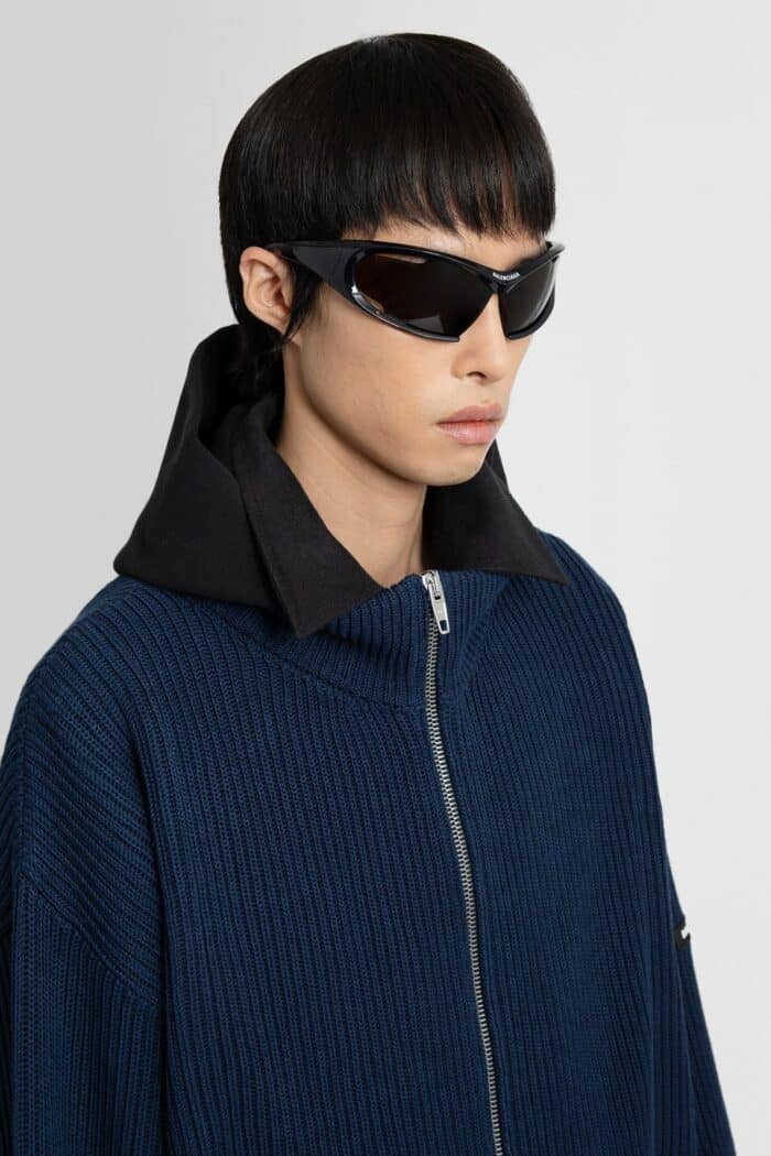 balenciaga unity sports icon layered zip up oversized hoodie BALENCIAGA Unity Sports Icon Layered Zip-up Oversized Hoodie