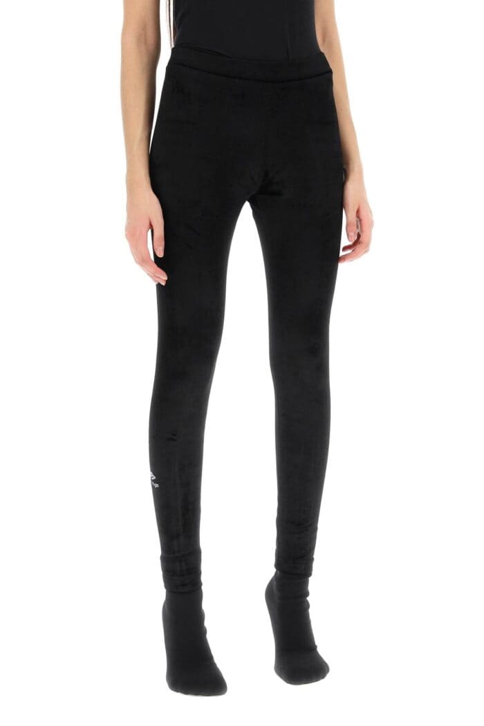 BALENCIAGA Velvet Leggings