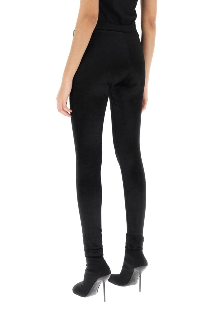 BALENCIAGA Velvet Leggings