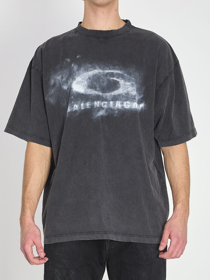 Balenciaga Washed Crayon Loop T-shirt
