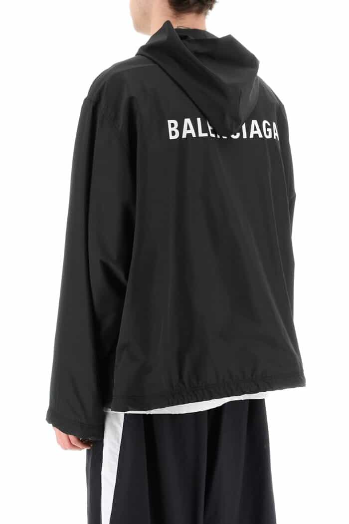 Balenciaga Windbreaker Jacket With Back Logo