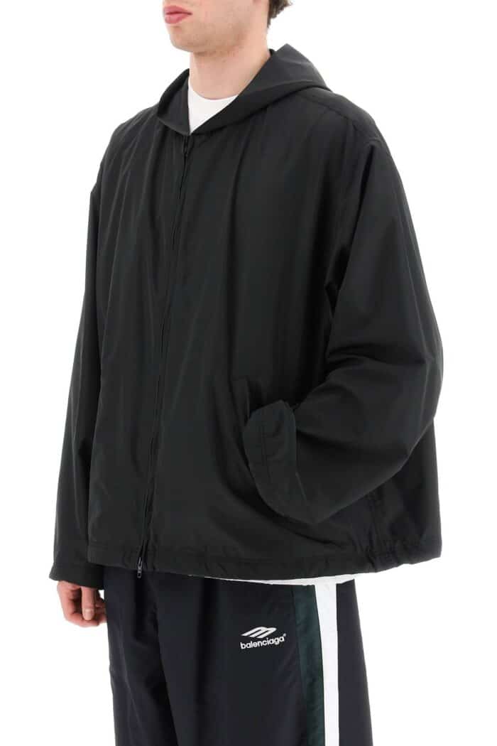 Balenciaga Windbreaker Jacket With Back Logo