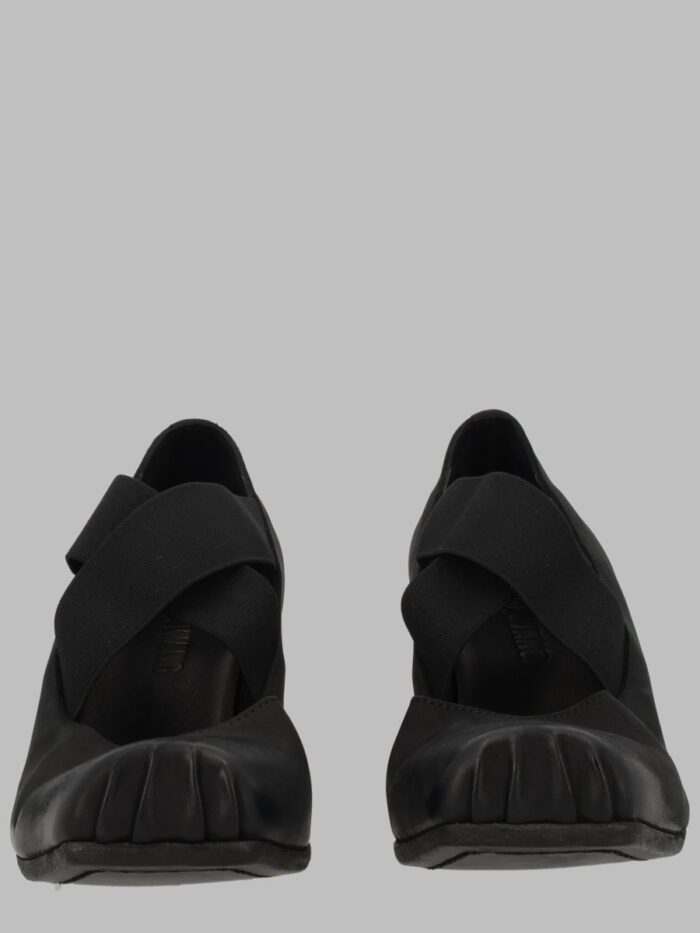 uma wang ballerina in pelle con tacco medio UMA WANG Ballerina In Pelle Con Tacco Medio