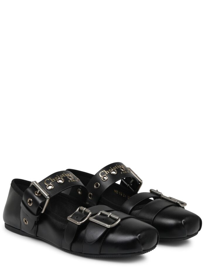 Dior Punk Leather Ballerinas