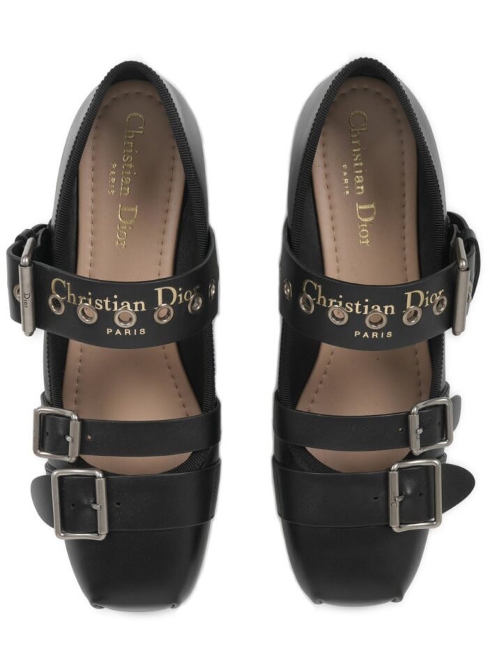 Dior Punk Leather Ballerinas