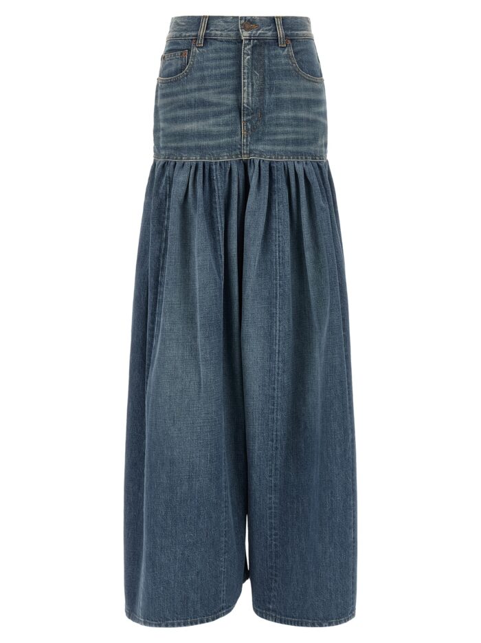 CHLOÉ 'Balloon' Denim Skirt